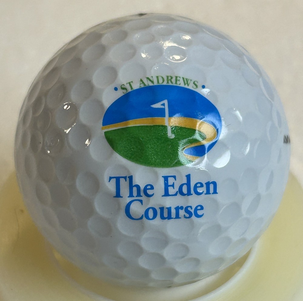 Eden Course St. Andrews Golf Course LOGO Display Golf Ball Scotland