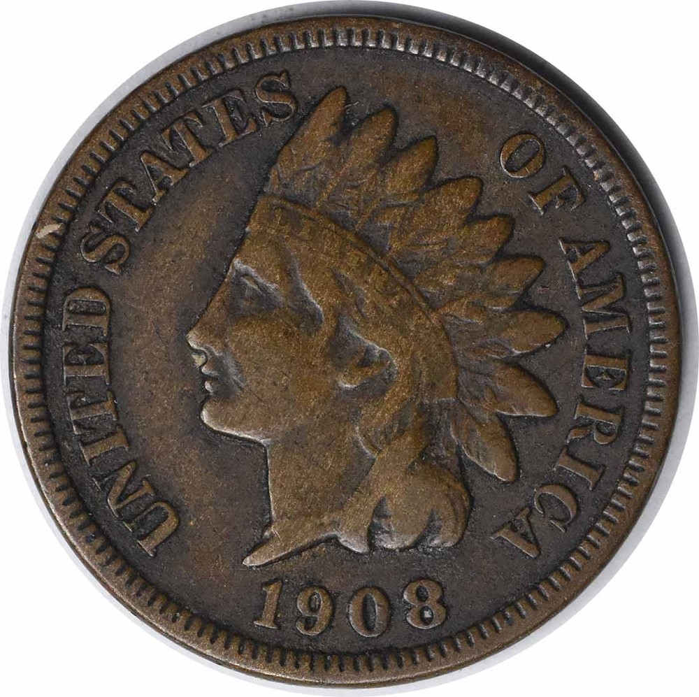1908-S Indian Cent VF Uncertified #206