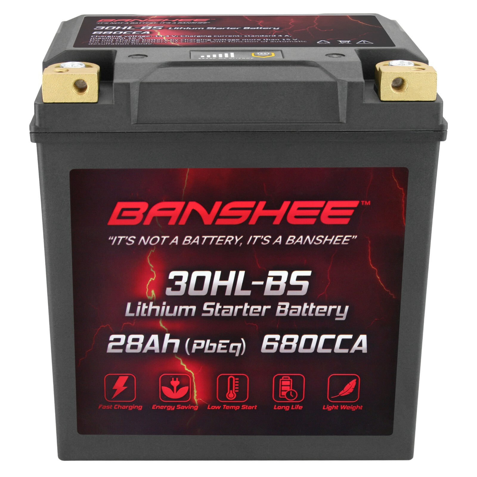 Premium YTX30L-BS Battery for Motorcycles