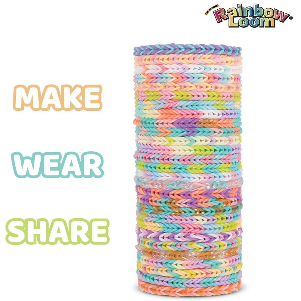 Rainbow Loom: 11,000 Pastel Bands AutoLoom Refill Mega Pack + multi