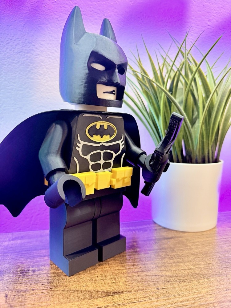 Batman Brick Figure 8 In (3D Printed)