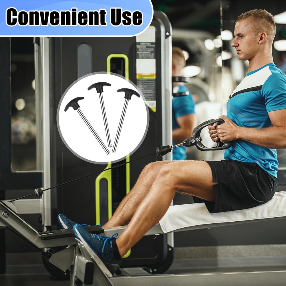 3pcs Weight Stack Pin, Gym Pins for Stack,Weight Lifting Black