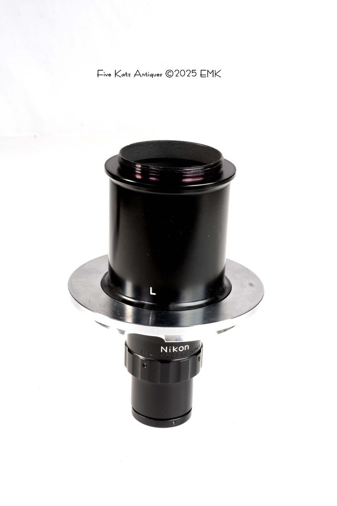 Nikon Microflex PFM Microscope Attachment - Interior PARTS only! Vintage