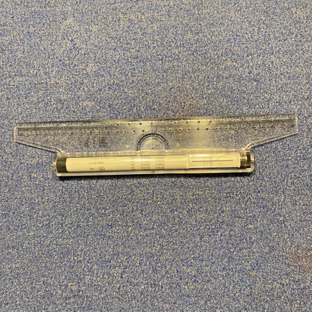 Multi-Purpose Clear Rolling Ruler