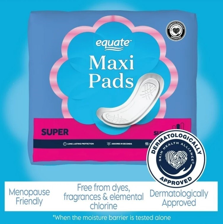 Maxi Pads, Super (48-Count) by Equate
