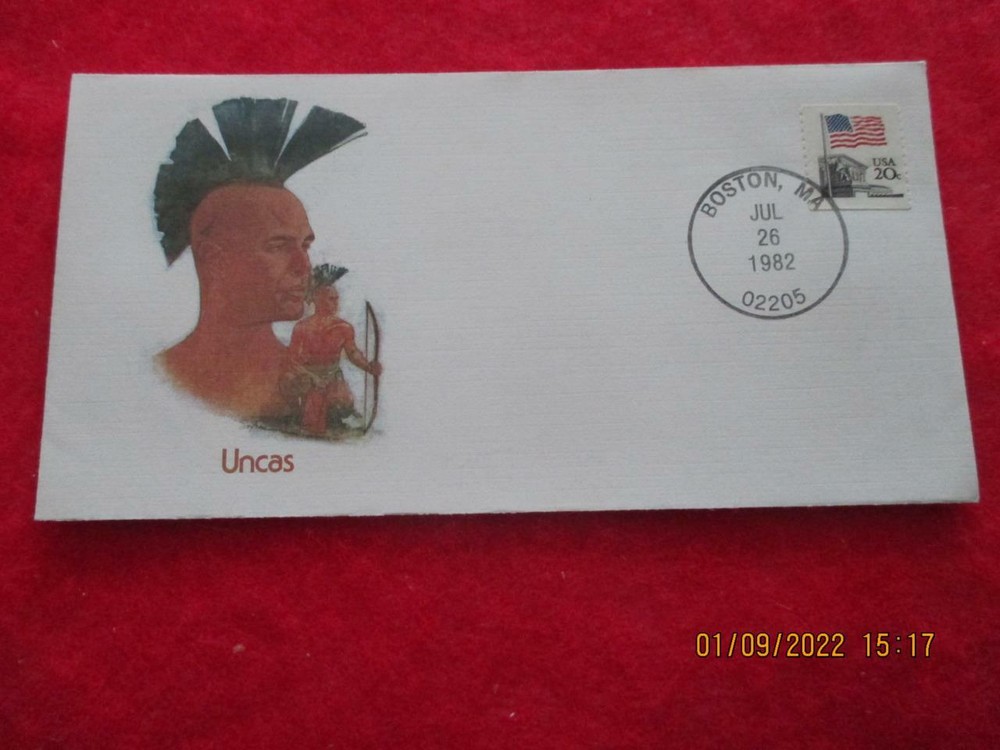 Massachusetts: 7 Various First Day Covers