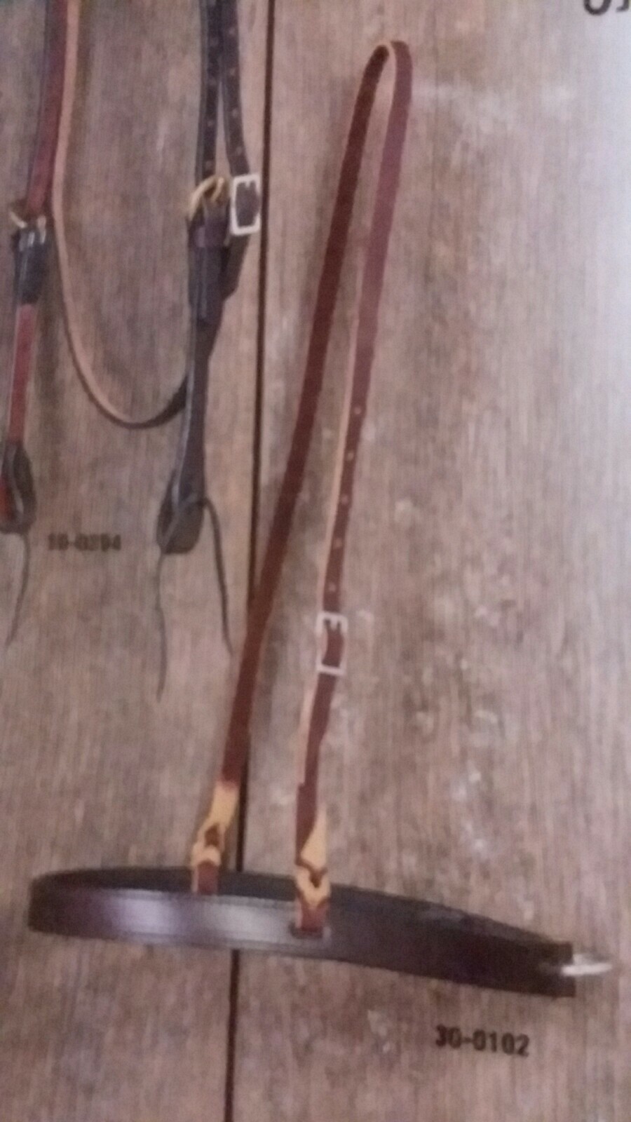 WEAVER noseband Trailhead LEATHER Noseband 30-0102