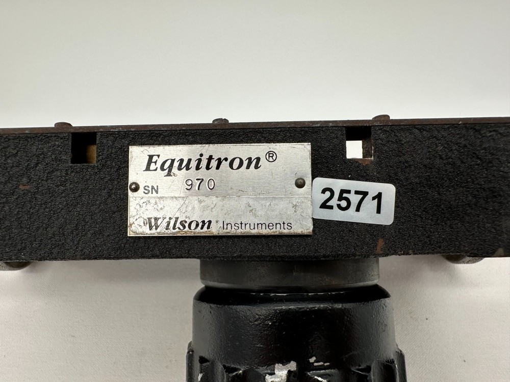 Wilson Equitron Testing Fixture Hardening Test Attachment Model 970