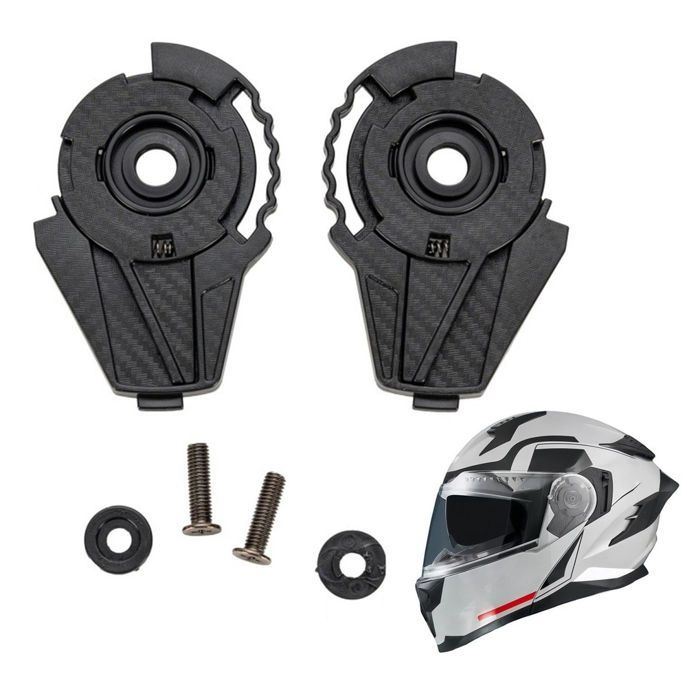 Sturdy Helmet Visors Base Pair Direct Replacement ABS Plastic Mount for 908