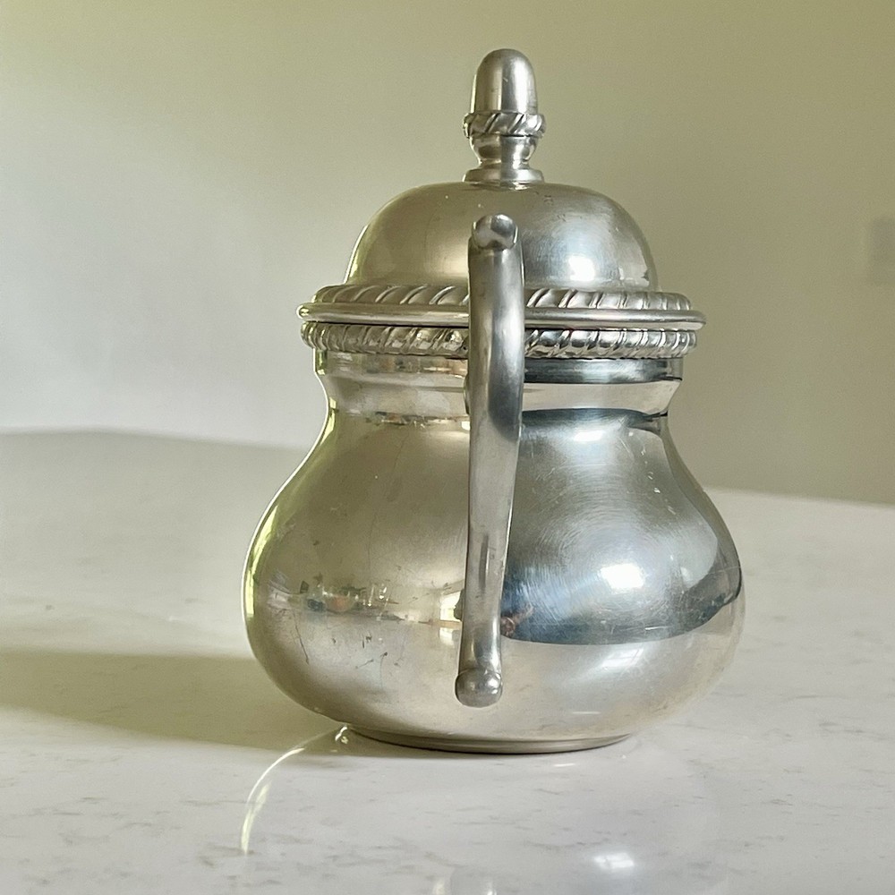 Vintage Silverplate Covered Sugar Bowl