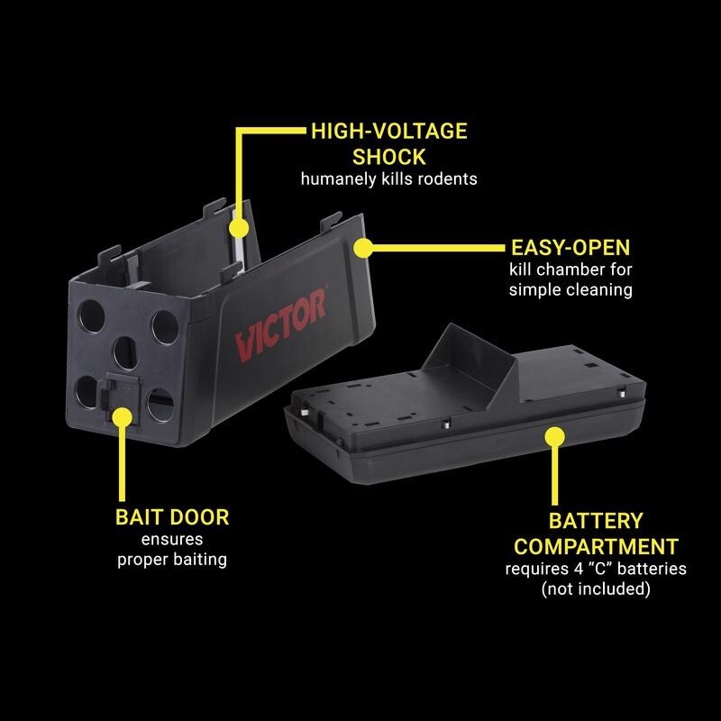 Victor Electronic Rat Mouse Trap Killer Zapper M241B