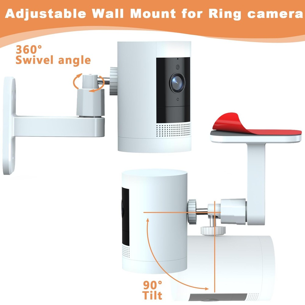 3pack Ring Camera Wall Mountcompatible With Ring Stick Up Cam Battery/plugin/cam