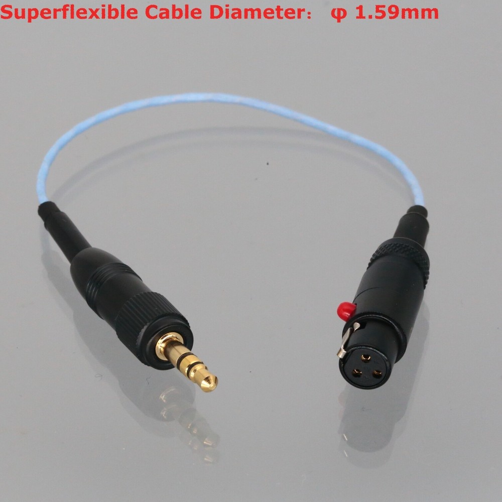 Body-Pack Microphone Mini XLR TA3F 3Pin Female to Push-Pull 3.5mm TRS Plug Cable