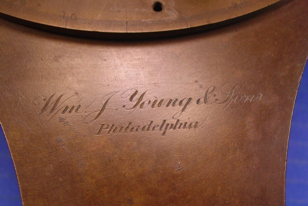 1876 Young & Sons Solar Compass - Missing Solar Attachment