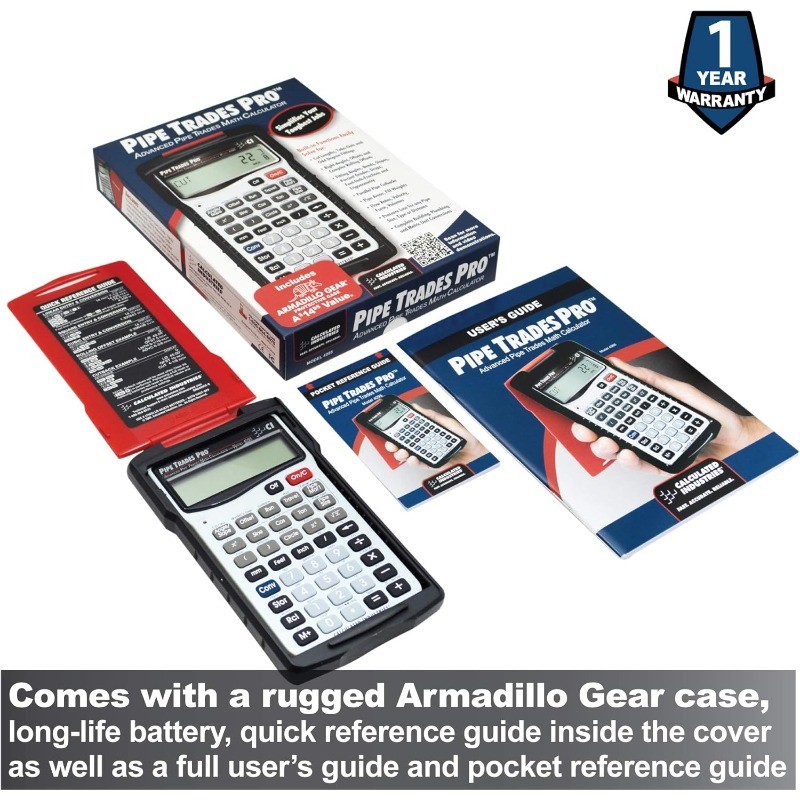 4095 Pipe Trades Pro Advanced Pipe Layout and Design Math Calculator Tool