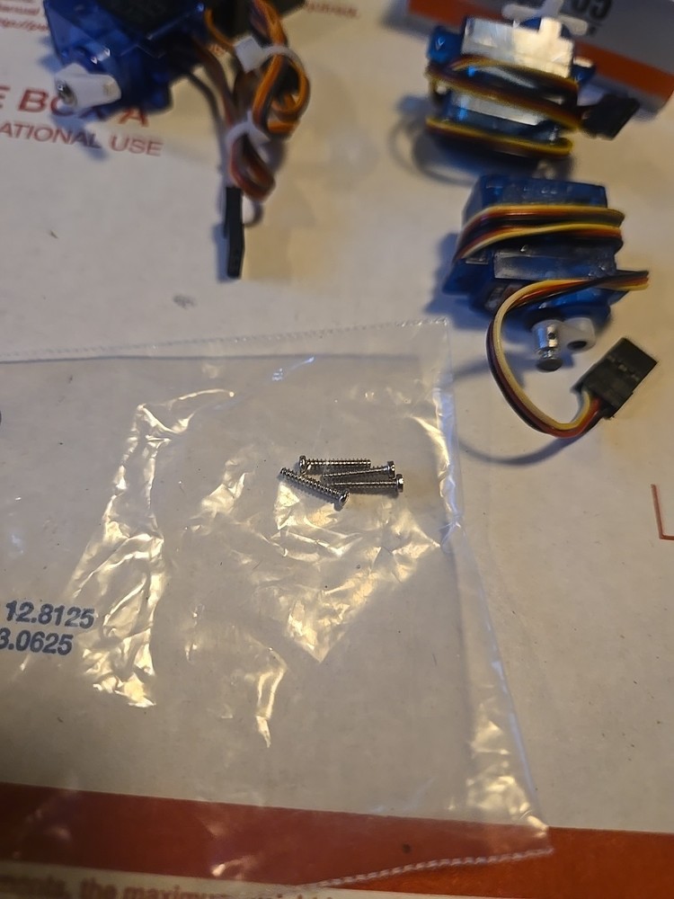 Hitec HS-55 Feather Micro Remote Control Airplane Servo, & Extras