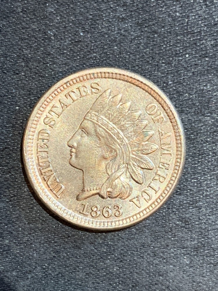 1863 Indian Head Cent
