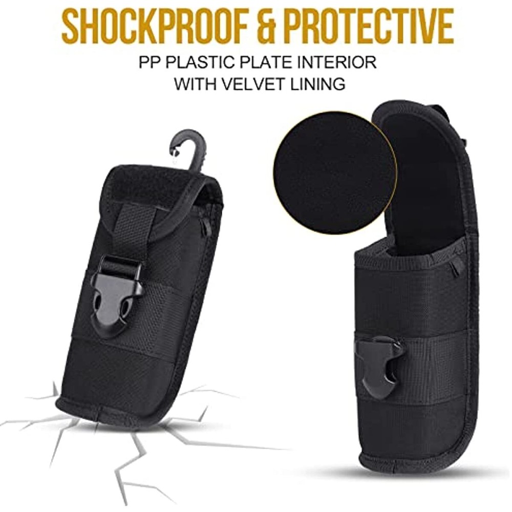 Tactical Molle Eyeglasses Box Shockproof Protective Sunglasses Case Hanging Pack