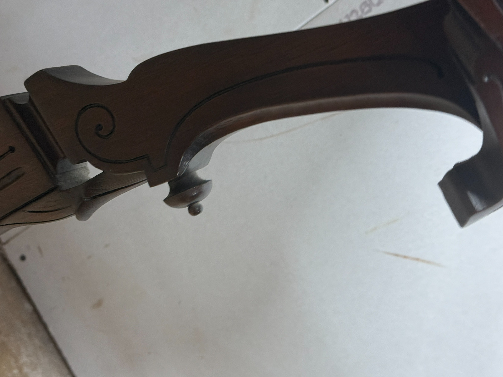 antique Rennaissance revival Victorian walnut parlor center table marble 1870