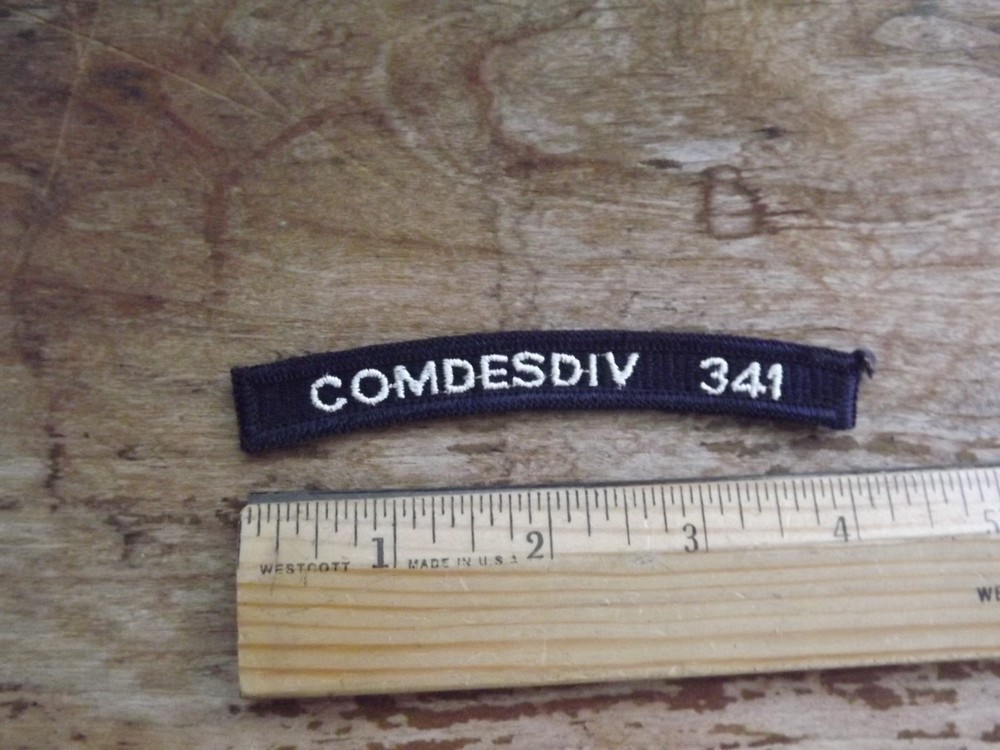 Navy COMDESDIV 341 Tab - INV# C1411