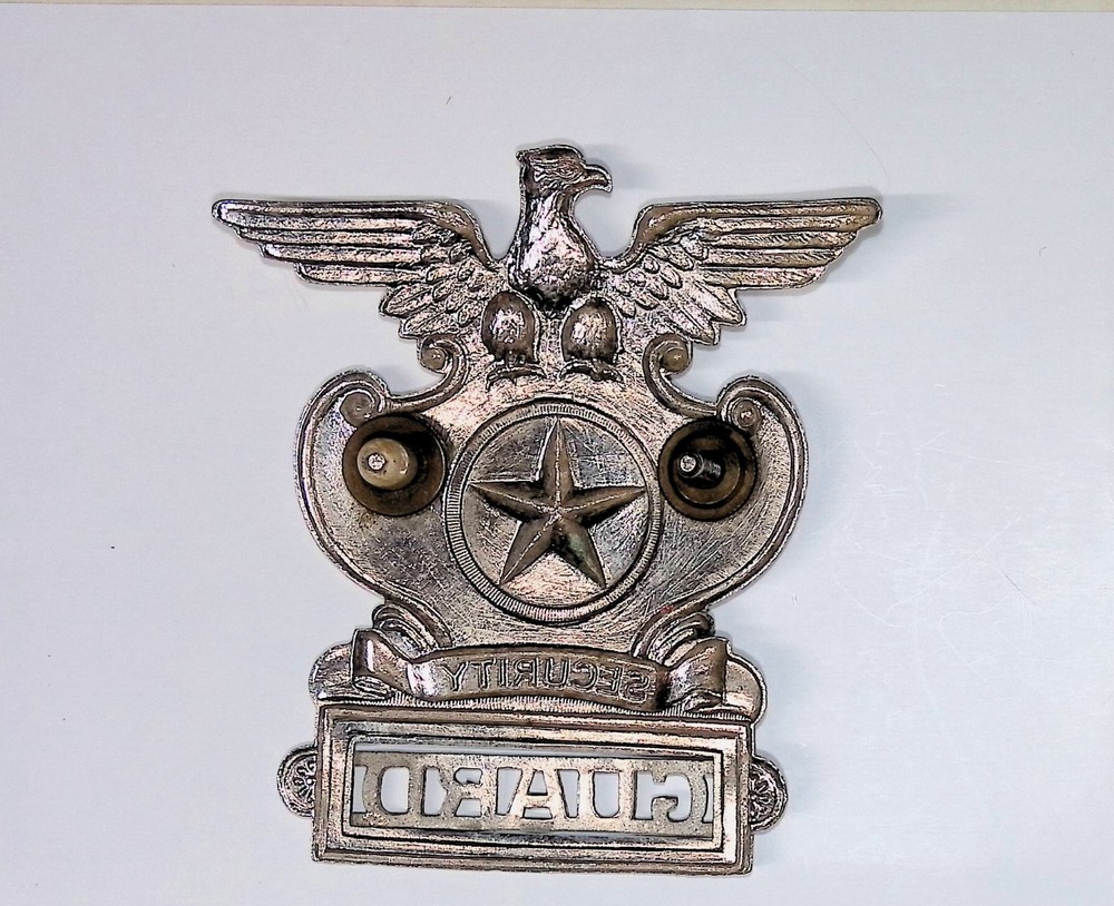 VINTAGE SECURITY GUARD BADGE #2