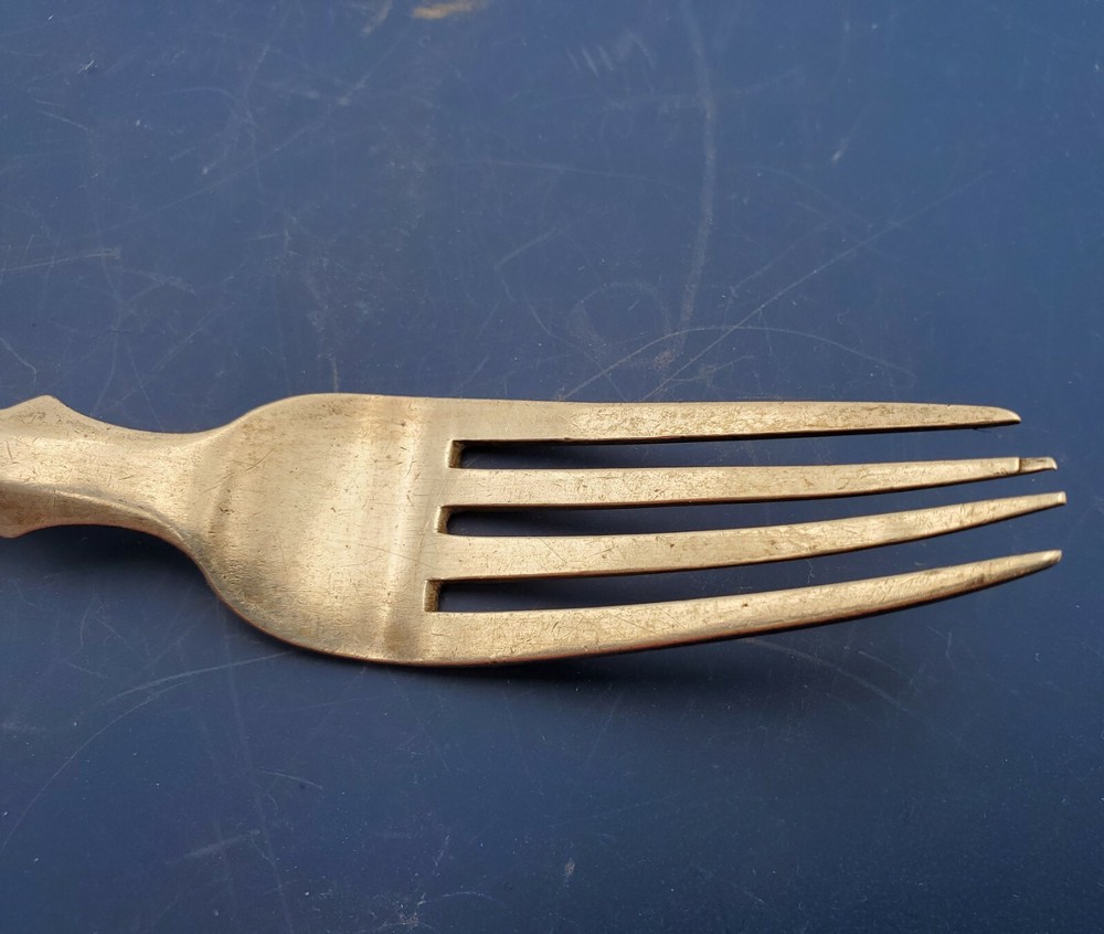 Russian 84 Silver Fiddle Dinner Fork