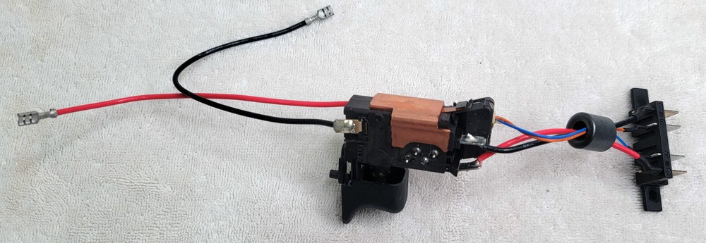 SNAP-ON TOOLS CTRS8850 18V CORDLESS RECIPROCATING SAW TRIGGER SWITCH ASSEMBLY