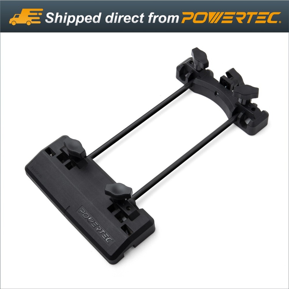POWERTEC 71085 Router Guide Rail Adapter System, Precision Alignment, Tool Acces