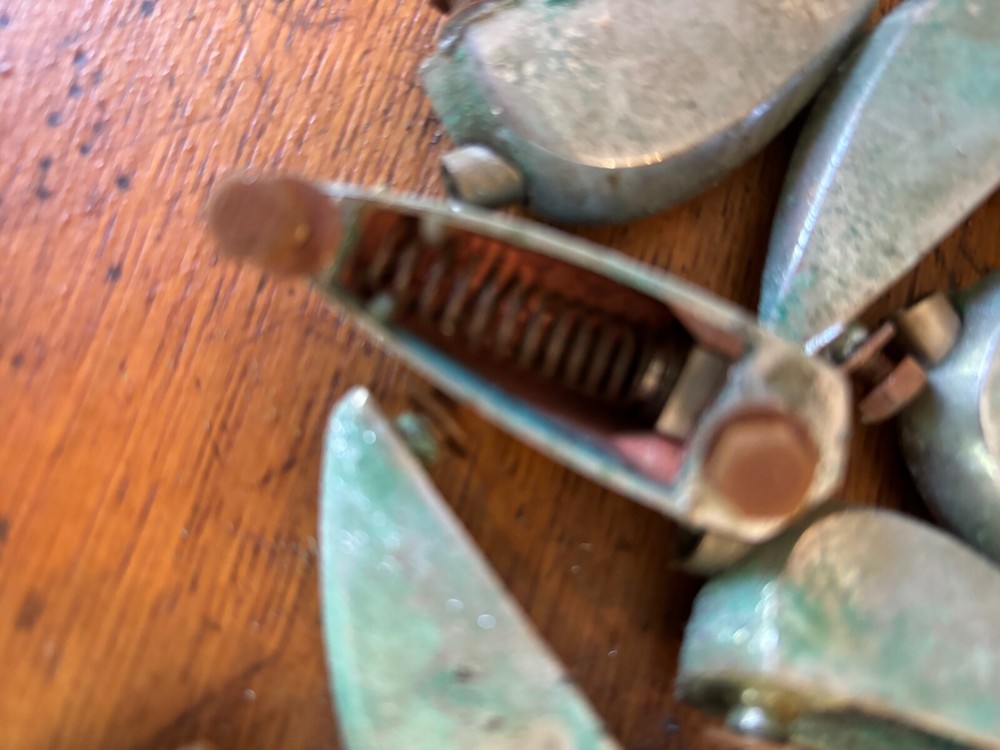 VINTAGE Speedfire! Trixon rack tom shells + hardware 50s-60s