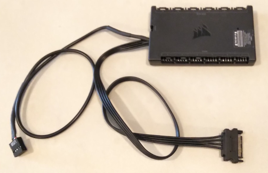 Corsair Commander Core RGB PWM Fan Controller - Black