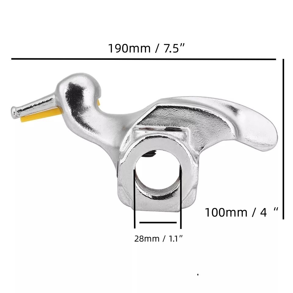 28mm/29mm/30mm Tire Changer Machine Stainless Steel Mount Demount Duck Head Tool