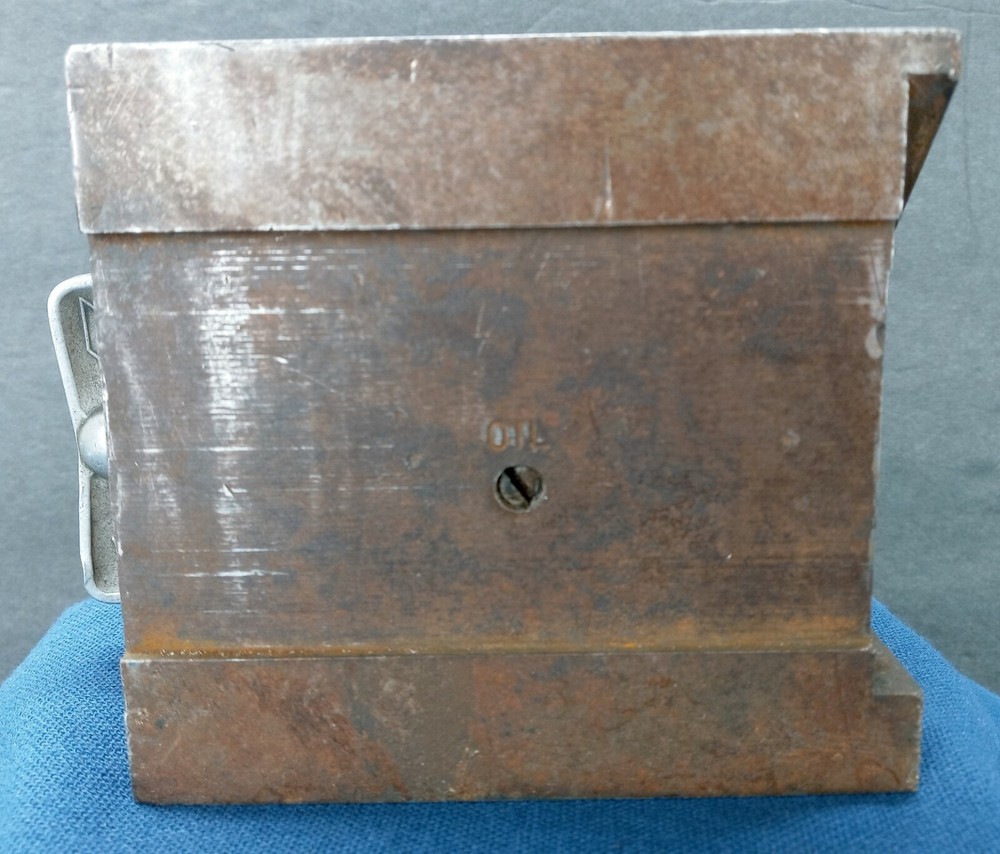 Vintage Eclipse 4" Magnetic Machinist Tool Angle V Block Drill Mill Cat. No. 934