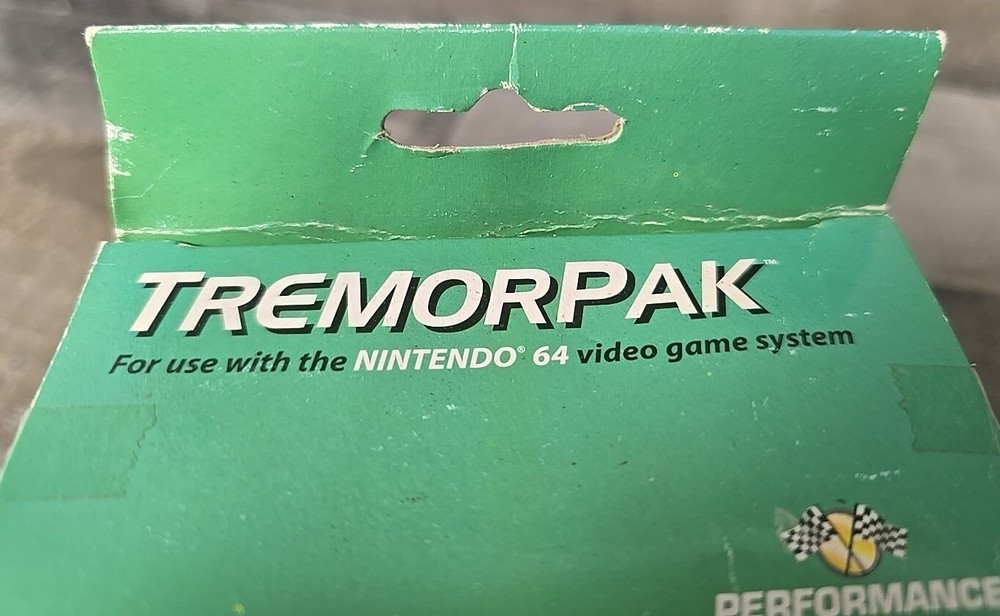 Nintendo 64 N64 Performance Tremor Pak Rumble Pack Boxed
