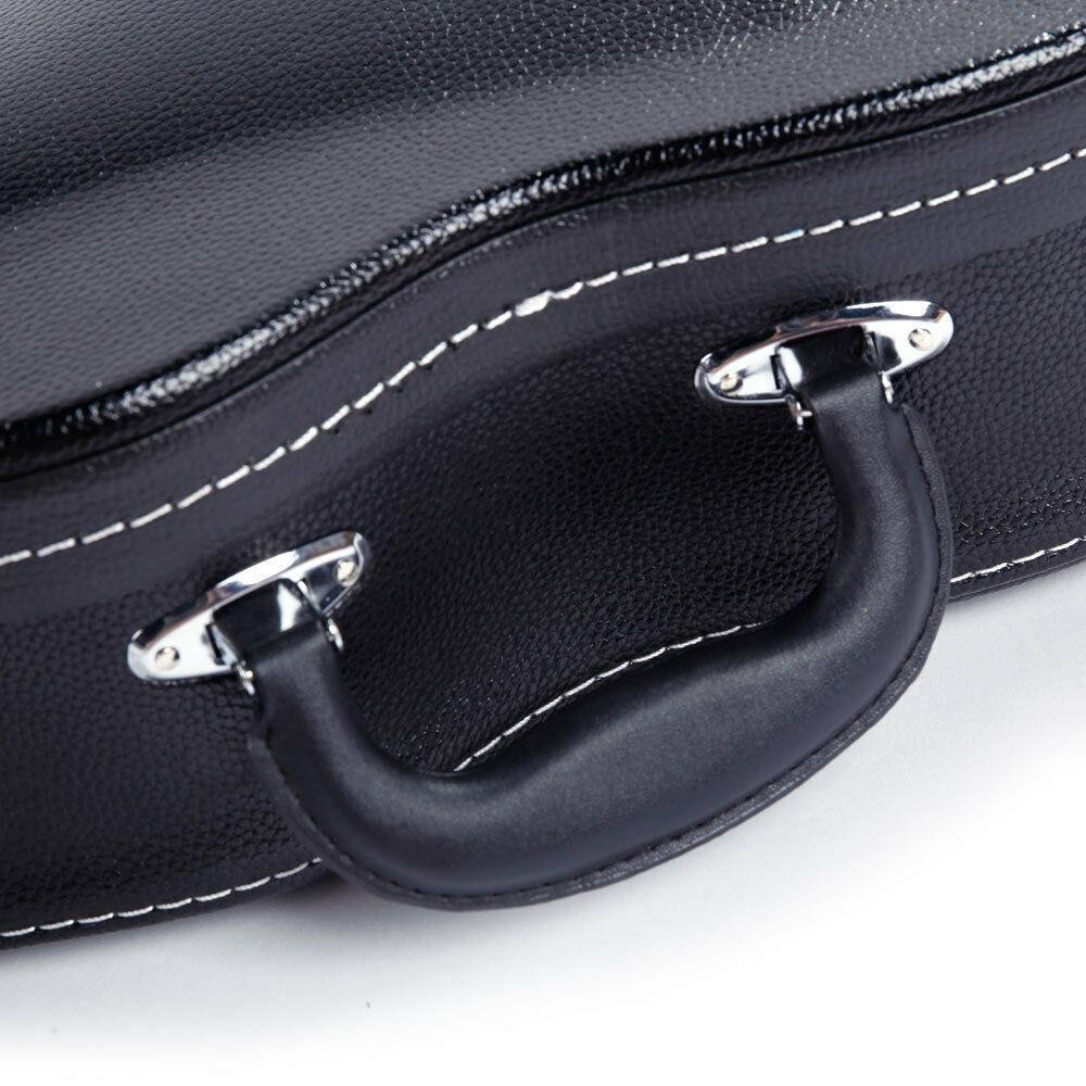Glarry Protable F-Style Mandolin Artificial Harshell Hard Case Wooden Case