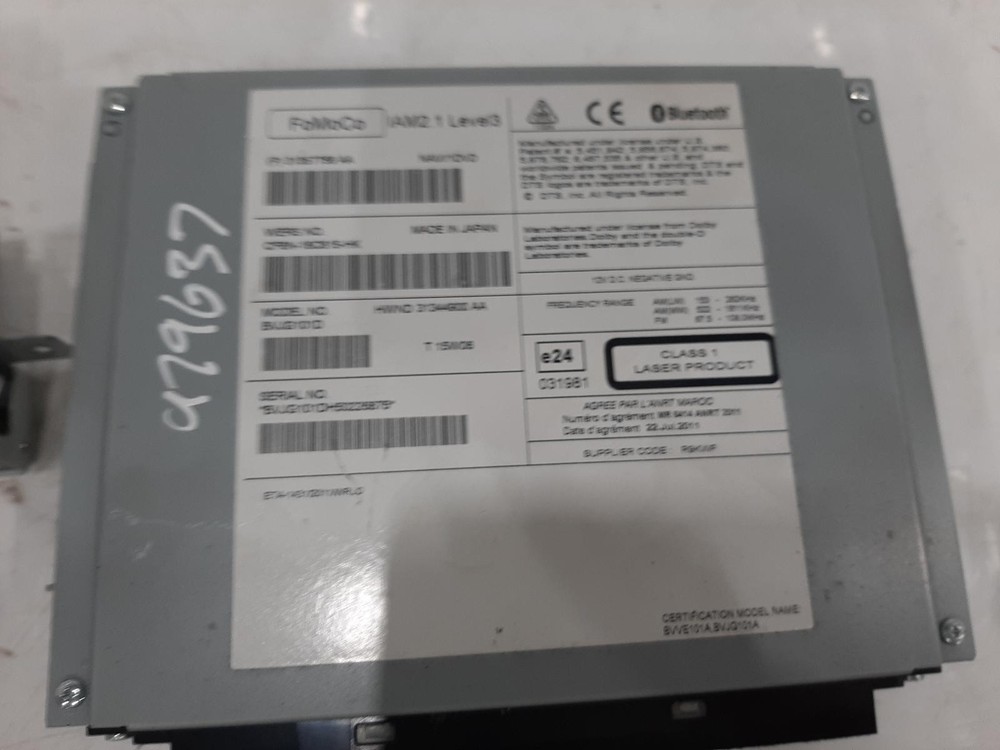 2015 LAND ROVER RANGE ROVER EVOQUE SAT. NAV. UNIT Satellite Navigation Head Unit