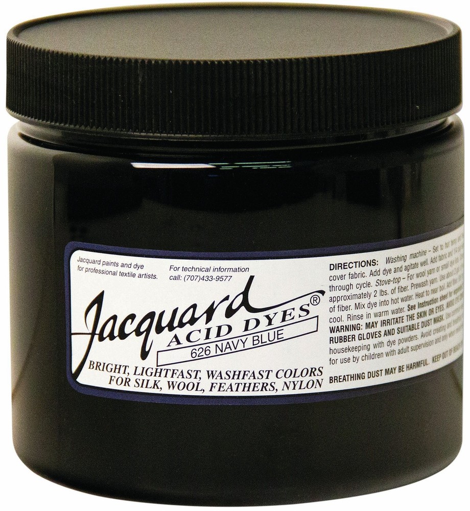 Jacquard Acid Dyes 8oz Navy Blue