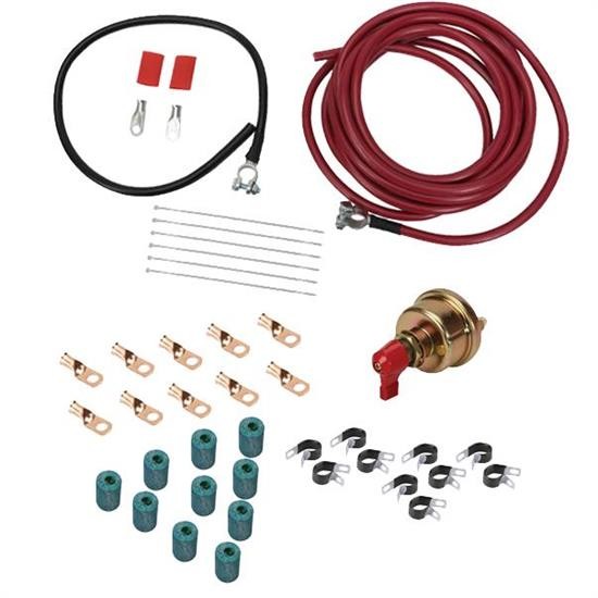 Remote Mount Battery Relocation Cable Installation Kit w/ Switch