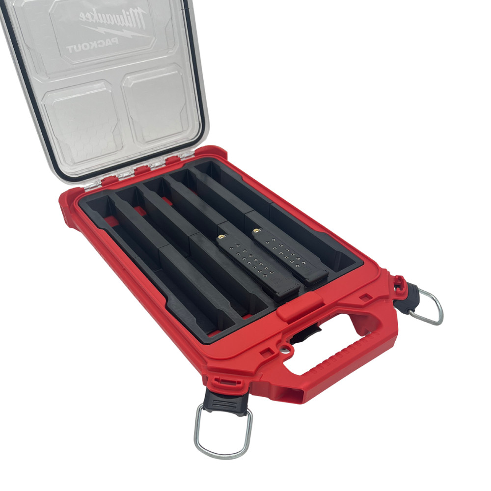 Glock Magazine Storage Insert for Milwaukee Packout - Holds 10 Glock Magazines