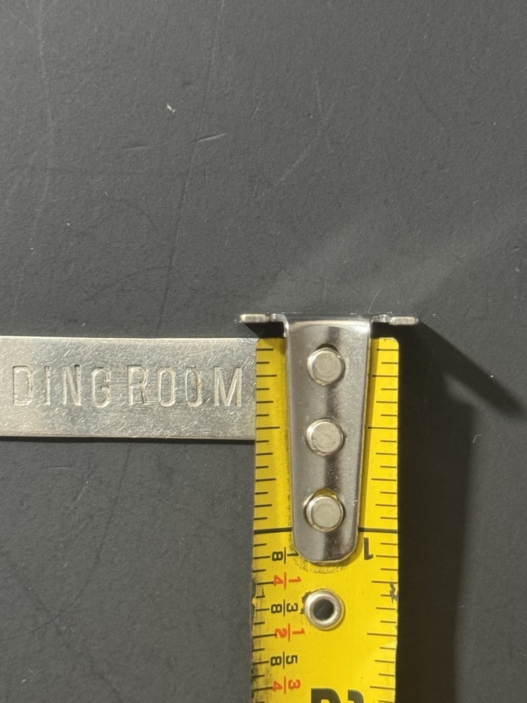 Vintage Coding Room Data Plate