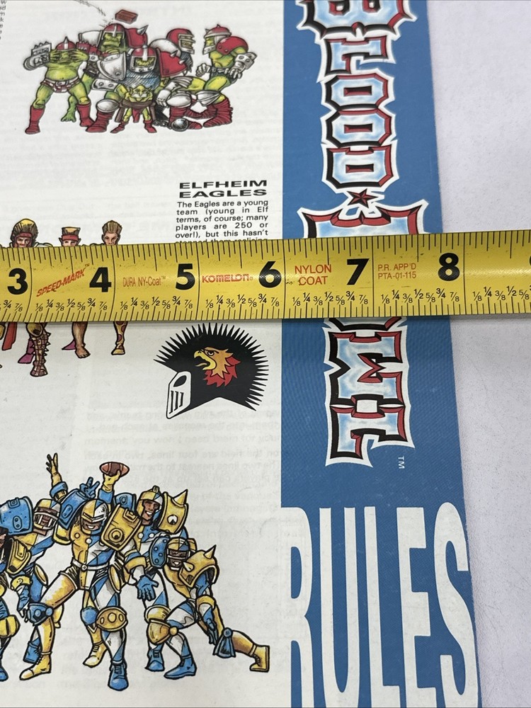 Blood Bowl Games Workshop Rules Book