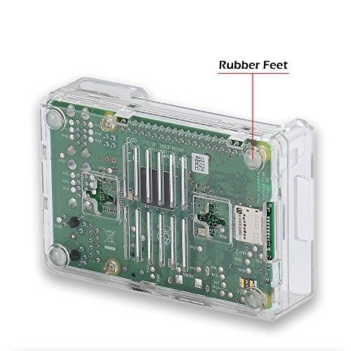 Raspberry Pi 3 b+ Case, Raspberry Pi 3 Model B+ Transparent Case with Clear