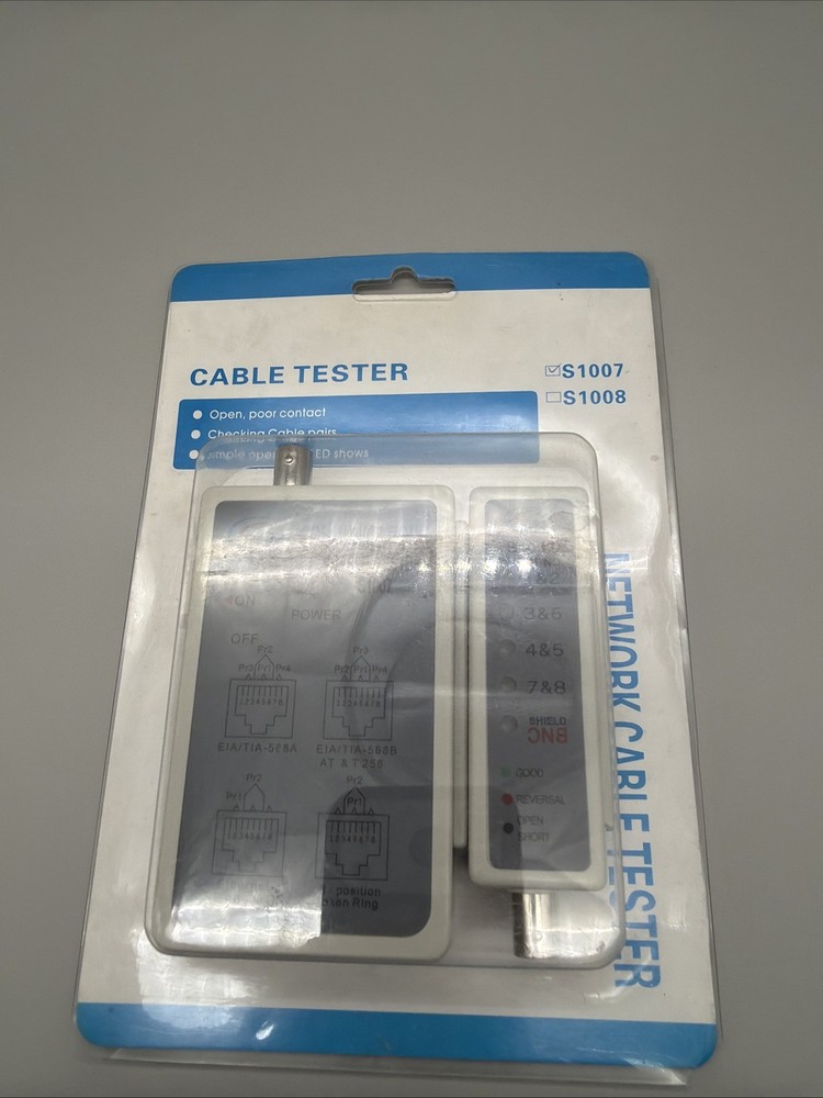 Network Cable Tester S 1007 New In Package