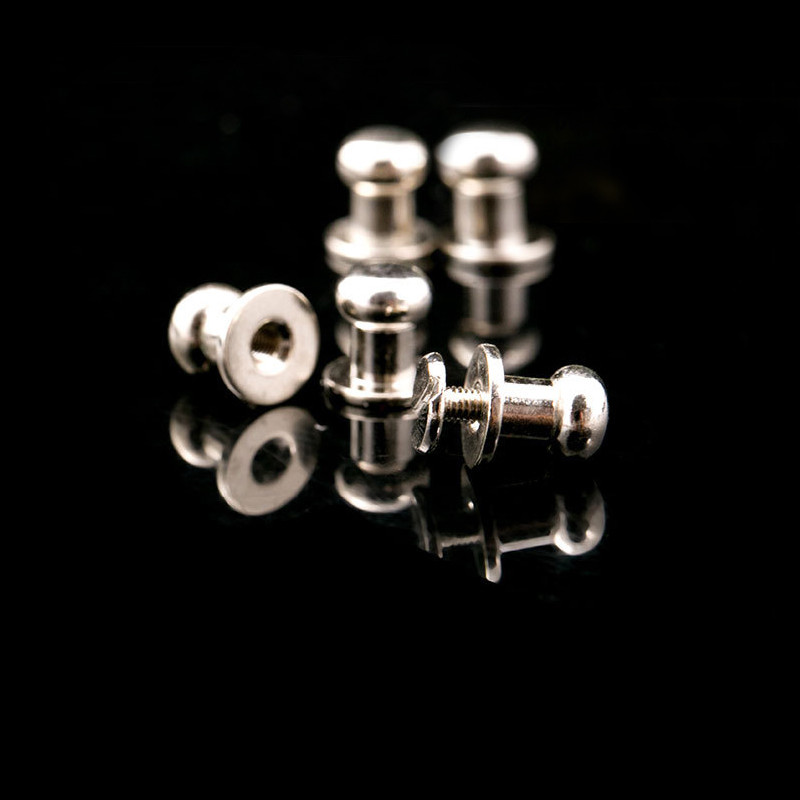 Sam Brown Stud Screw Round Head Solid Brass Rivet Chicago Button Leather Craft