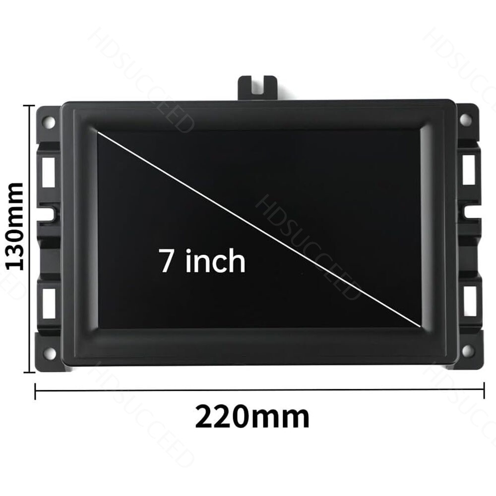 7" LCD Touch Screen w/ Frame For 2017-2020 Jeep Compass Radio Navigation Replace