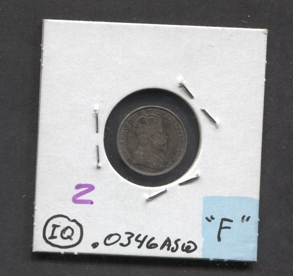 1909-Canada-/VF/ 5 Cents