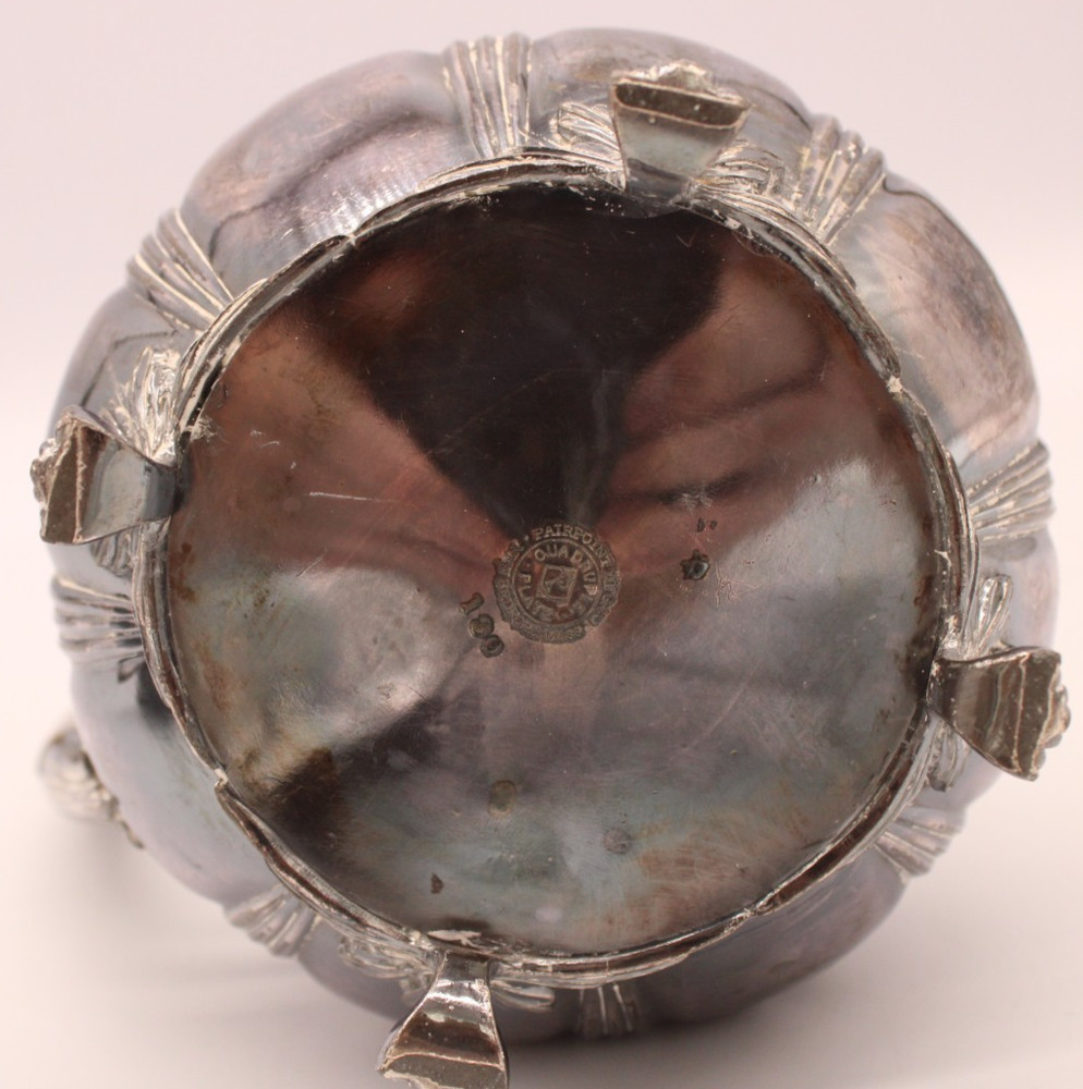 Vintage Pairpoint Quadruple Plate Coffee Pot & Sugar Container Set