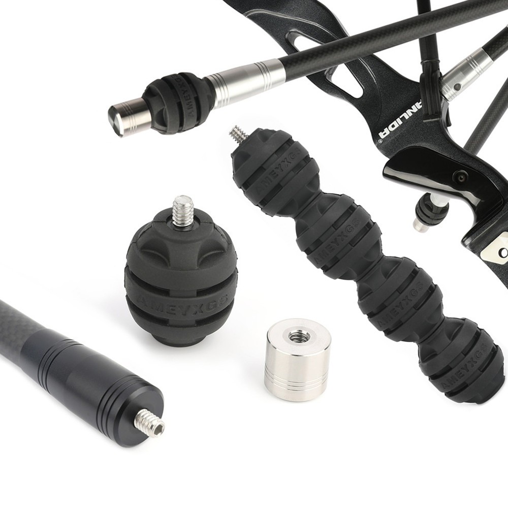 Compound Bow Stabilizer Ball Suppressor Dampener String Stop Silencer Archery