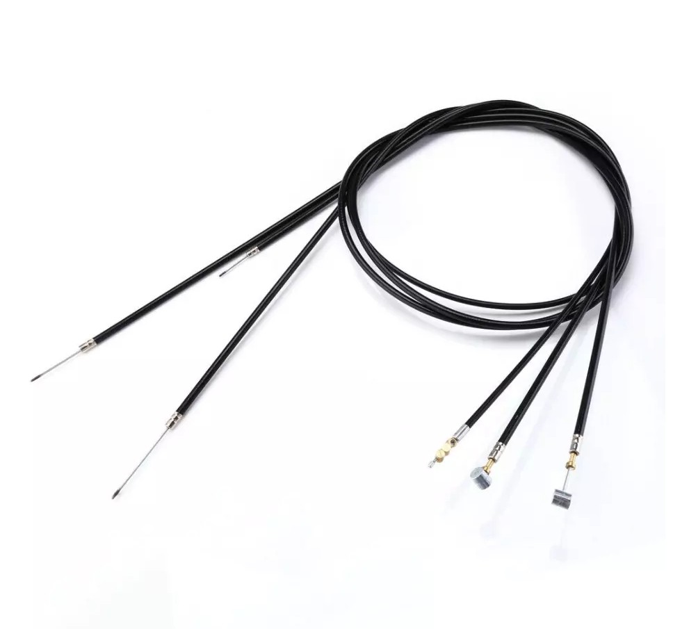 3Pcs/Set Motorcycle Clutch/Brake/Throttle Cable Kit Durable Steel Wire Universal