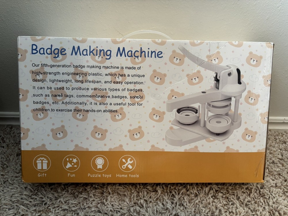 Tigoola Button Maker (5th Gen)58mm badge Maker Button Press Badge
