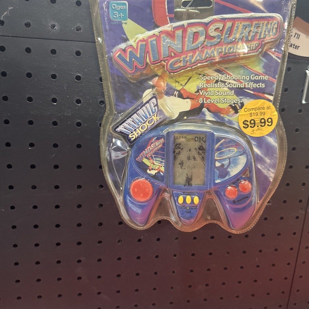 vintage virtual shotting game windsurfing handheld